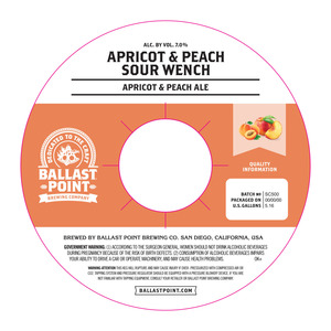 Ballast Point Apricot & Peach Sour Wench
