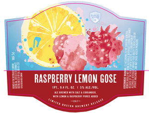 Samuel Adams Raspberry Lemon Gose June 2017