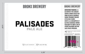 The Bronx Brewery Palisades Pale Ale