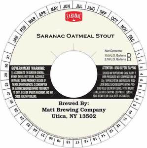 Saranac Oatmeal Stout