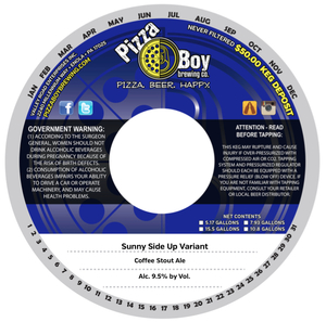 Pizza Boy Brewing Co. Sunny Side Up Variant