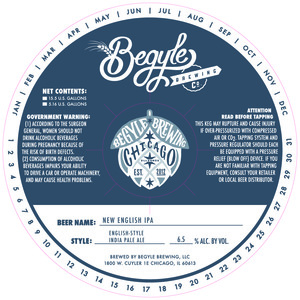 Begyle Brewing New English IPA