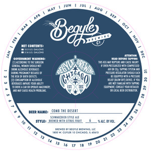 Begyle Brewing Comb The Desert