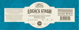 Crazy Mountain Brewing Company Local's Stash Chocolate Cherry Imp Stout