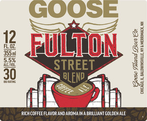 Goose Island Beer Co. Goose Fulton Street Blend June 2017