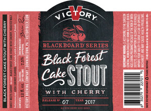 Victory Blackboard Black Forest Cake Stout June 2017