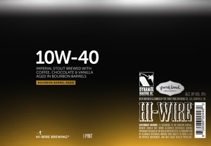 Hi-wire Brewing 10w-40