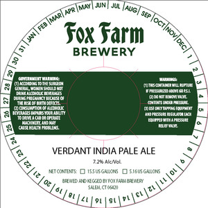 Verdant India Pale Ale June 2017