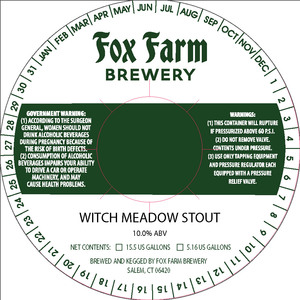 Witch Meadow Stout June 2017
