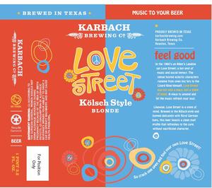 Karbach Brewing Co. Love Street June 2017