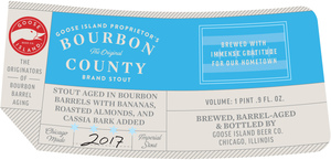 Goose Island Proprietor's Bourbon County Brand Stout June 2017