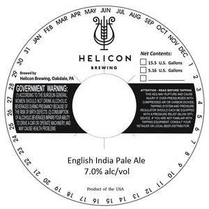 English India Pale Ale June 2017