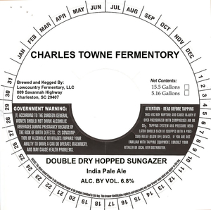 Charles Towne Fermentory Double Dry Hopped Sungazer June 2017