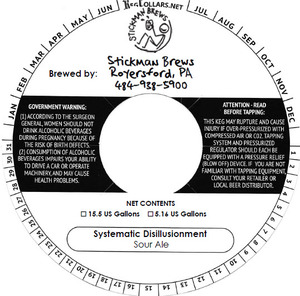 Stickman Brews Systematic Disillusionment