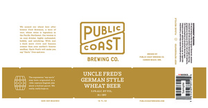 Public Coast Brewing Co. Uncle Fred's German Style