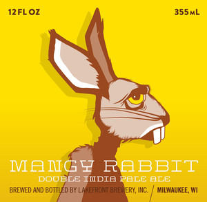 Lakefront Brewery Mangy Rabbit Double IPA June 2017