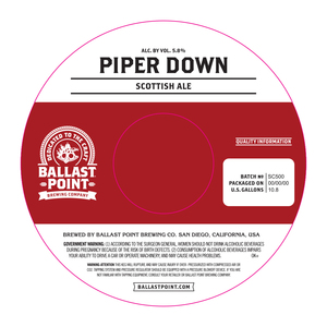 Ballast Point Piper Down