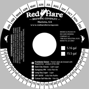 Red Hare Framboise Saison June 2017