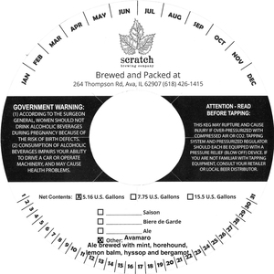 Scratch Brewing Company Avamaro