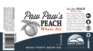 Back Forty Beer Co. Paw Paw's June 2017