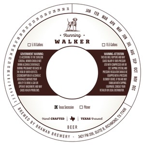 Braman Brewery Running Walker Texas Secession