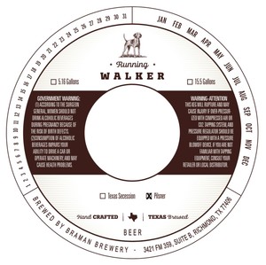 Braman Brewery Running Walker Pilsner