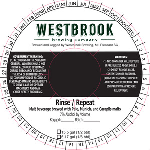 Westbrook Brewing Company Rinse / Repeat