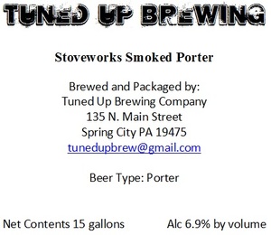 Tuned Up Brewing Stoveworks Smoked Porter