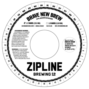 Zipline Brewing Co. Barrel-aged Hibiscus Saison