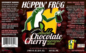 Hoppin' Frog Double Chocolate Cherry Oatmeal Stout