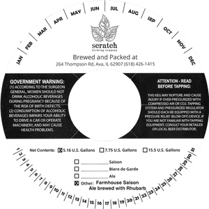 Scratch Brewing Company Farmhouse Saison