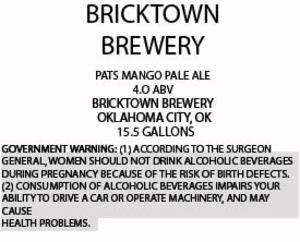 Pats Mango Pale Ale 