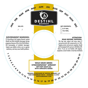 Destihl Brewery Wild Sour Series Synchopathic Apricot June 2017