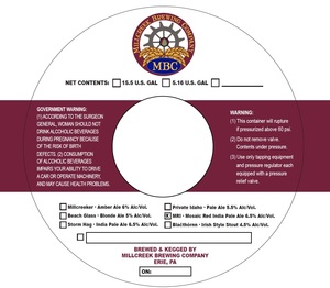 Millcreek Brewing Company Mri - Mosaic Red India Pale Ale