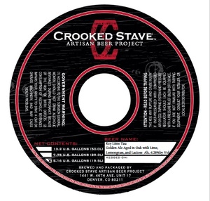 Crooked Stave Artisan Beer Project Key Lime Tau