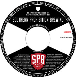 Southern Prohibition Brewing Mango Ignition