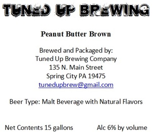 Tuned Up Brewing Peanut Butter Brown