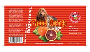 Thirsty Dog Brewing Company Blood Hound Orange IPA July 2017