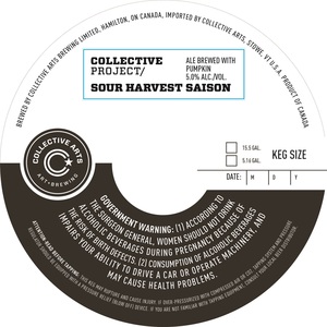 Collective Arts Collective Project Sour Harvest Saison