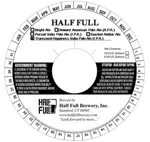 Half Full Transcend Hoppiness India Pale Ale