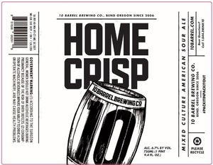 10 Barrel Brewing Co. Home Crisp June 2017