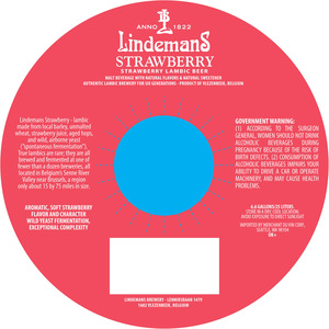 Lindemans Strawberry Lambic