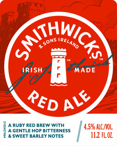 Smithwicks Red Ale June 2017