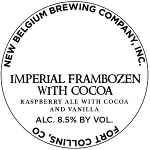 New Belgium Brewing Company, Inc. Imperial Frambozen With Cocoa