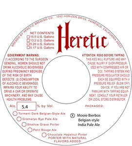 Heretic Brewing Company Mooie Bierbos