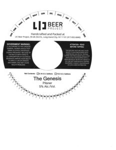 Lic Beer Project The Genesis June 2017