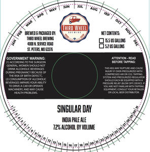 Third Wheel Brewing Singular Day IPA