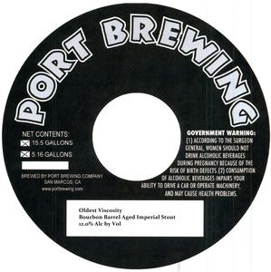 Port Brewing Co Oldest Viscosity June 2017