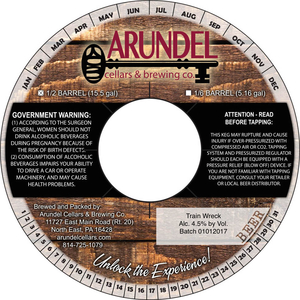Arundel Cellars & Brewing Co. Train Wreck 1/2 Bbl June 2017