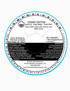 Fannin Brewing Company Cherry Mitten